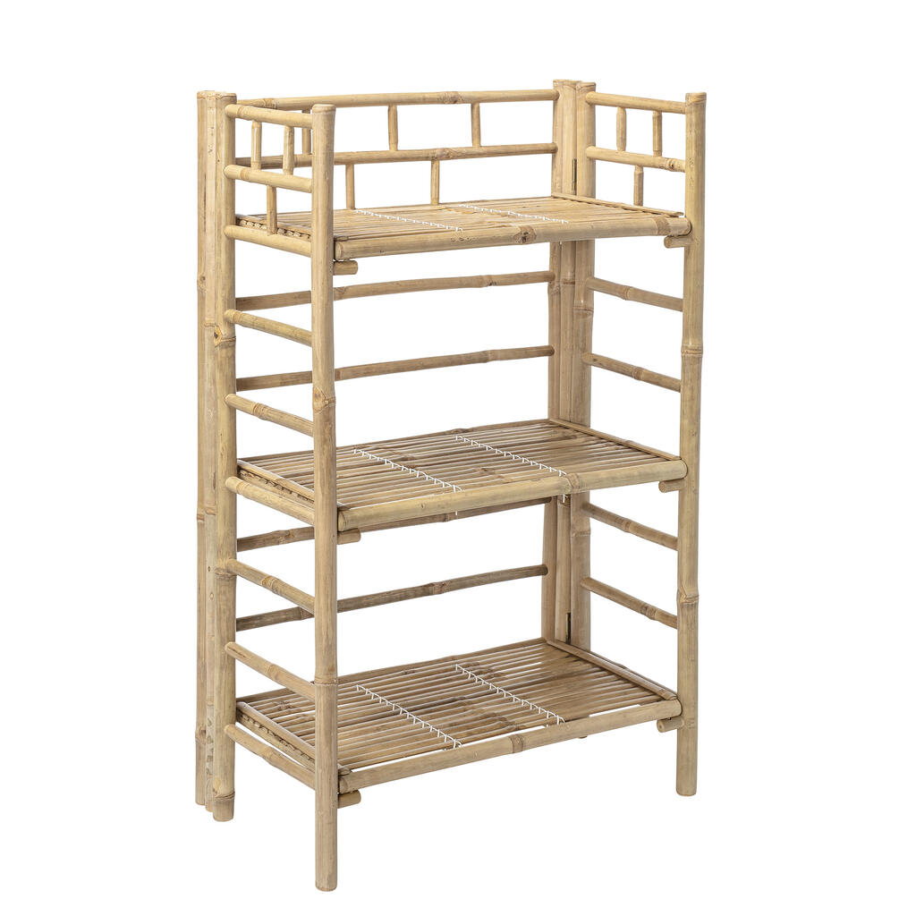 Bloomingville rotan boekenrek Zep - bruin - Afbeelding 3