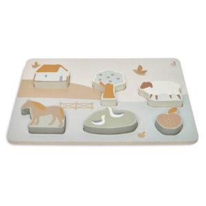 Jollein houten puzzel - boerderij