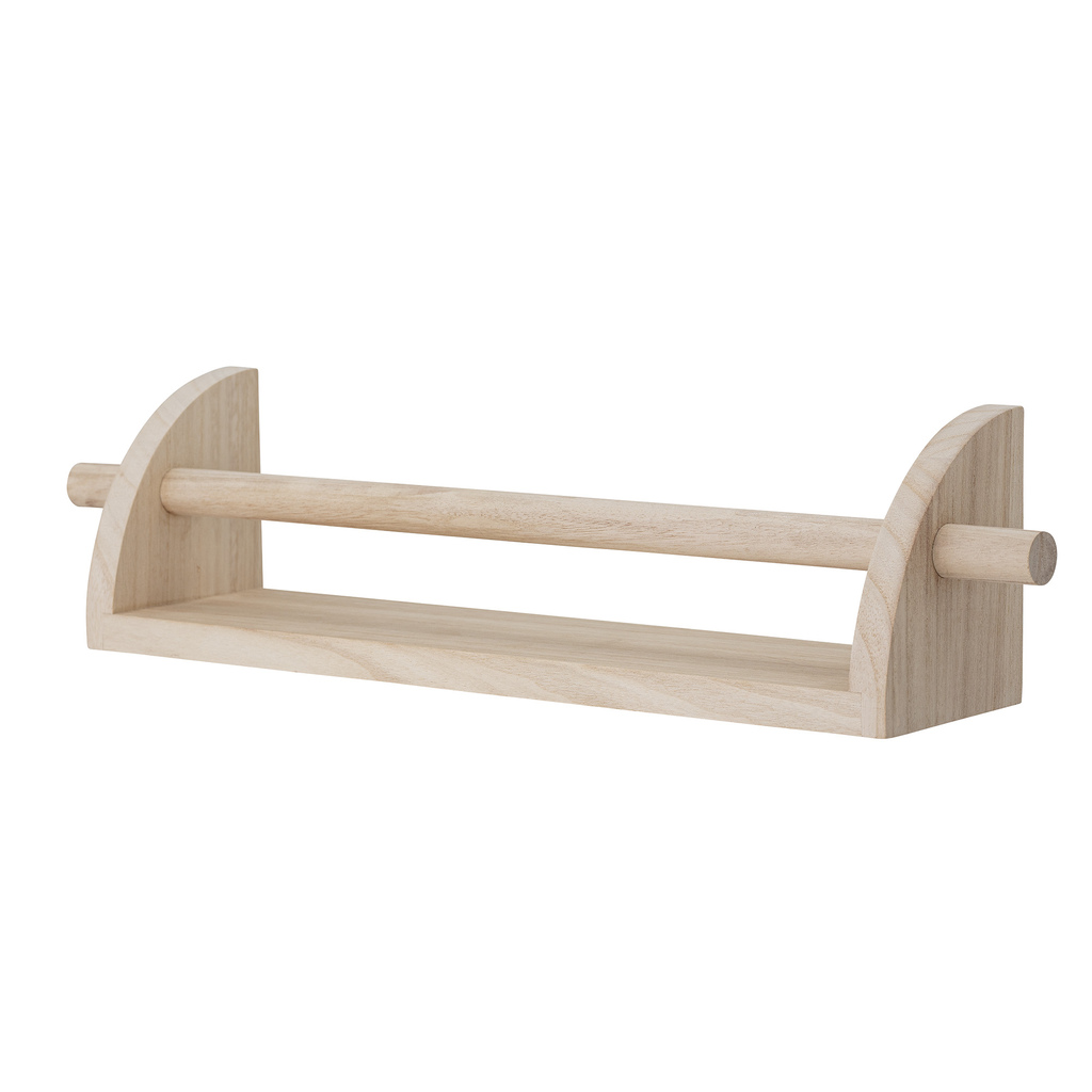 Bloomingville houten wandplank met kapstok Mingus - Afbeelding 2