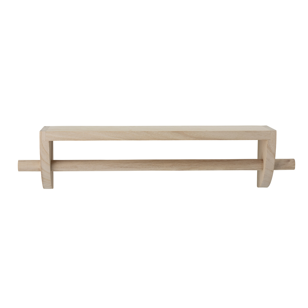 Bloomingville houten wandplank met kapstok Mingus - Afbeelding 3