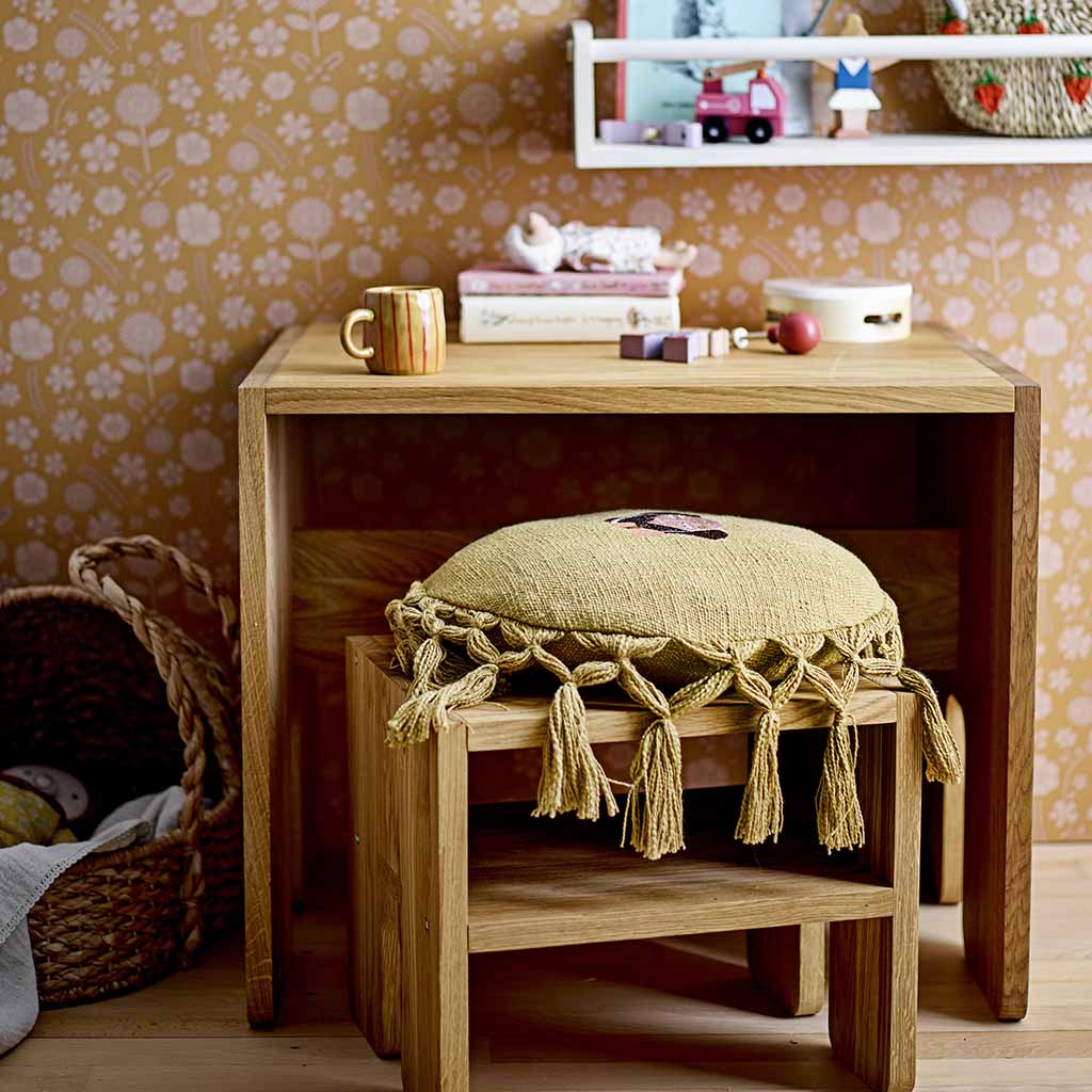 Bloomingville houten wandplank met kapstok Mingus - Afbeelding 5