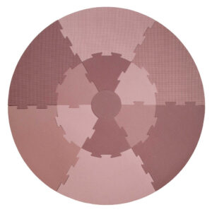 Sebra foam puzzelmat - 122 cm - roze