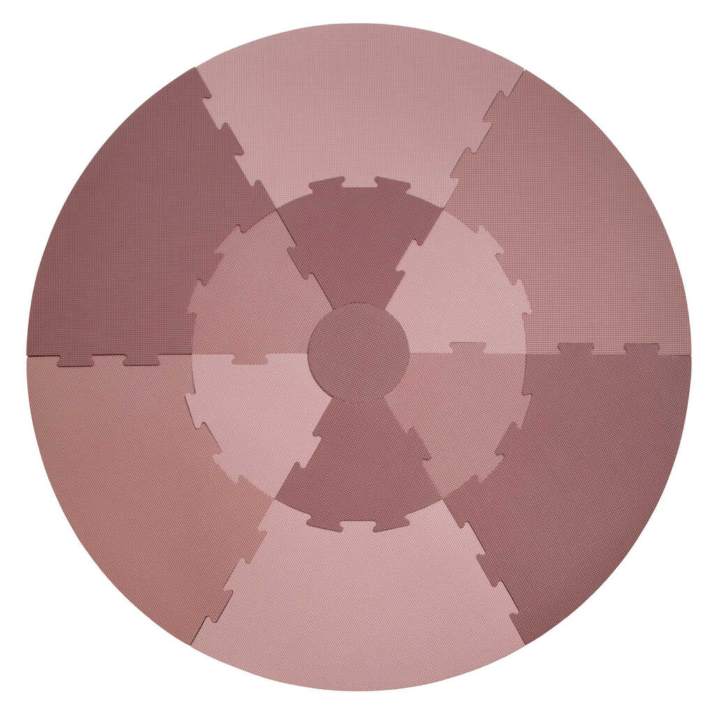 Sebra foam puzzelmat - 122 cm - roze