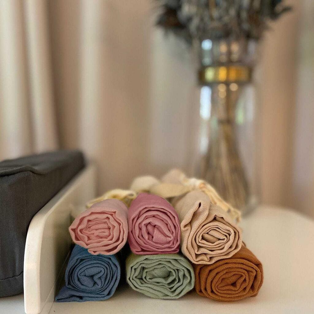 Filibabba hydrofiele doek 65x65 - ivory cream / beige - Afbeelding 2