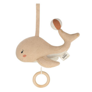 Baby Bello muziekhanger wally walvis - beige