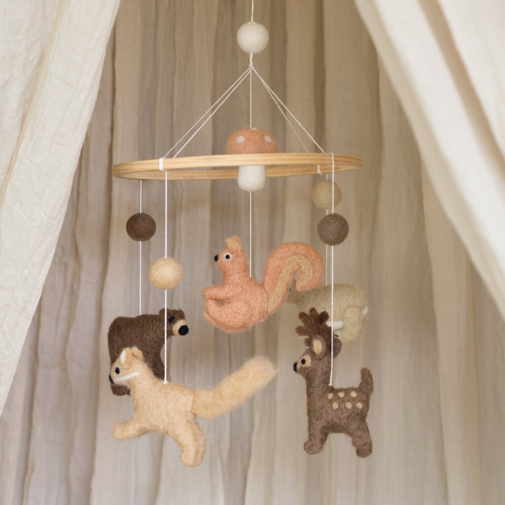 Baby Bello boxmobiel dieren - forest - Afbeelding 2