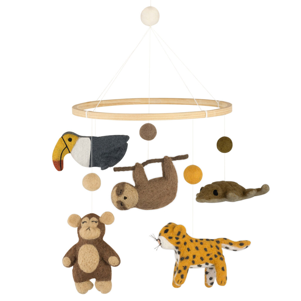 Baby Bello boxmobiel dieren - jungle