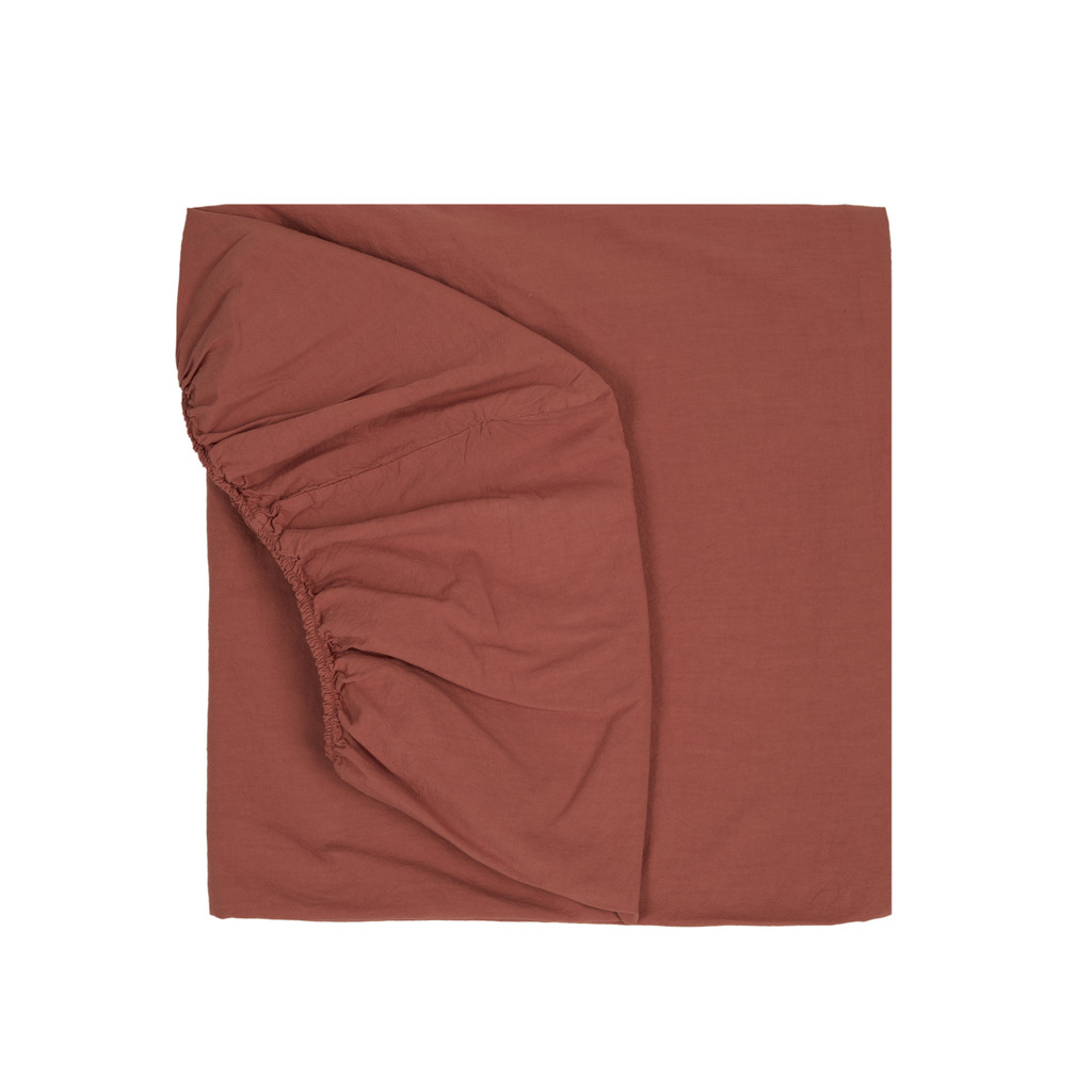 Nobodinoz hoeslaken ledikant wabi sabi 70x140 - roze