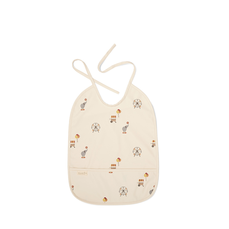 Nuuroo slabbetje - Circus / beige