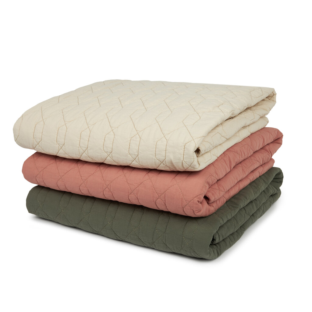 Nobodinoz quilt wabi sabi 100x135 - beige - Afbeelding 6