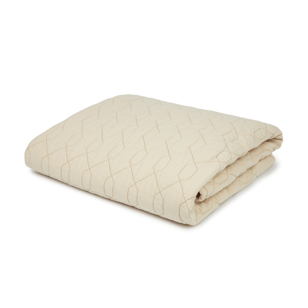 Nobodinoz quilt wabi sabi 100x135 - beige