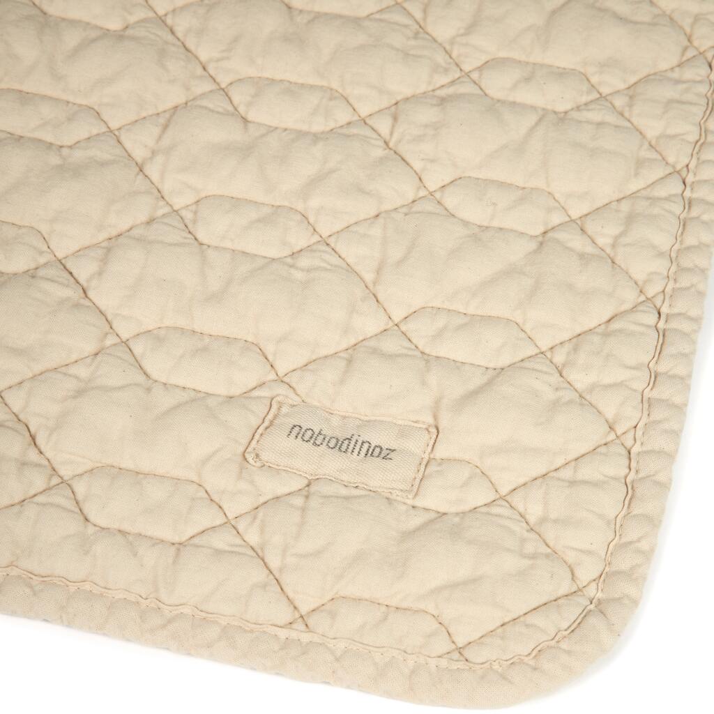 Nobodinoz quilt wabi sabi 100x135 - beige - Afbeelding 4