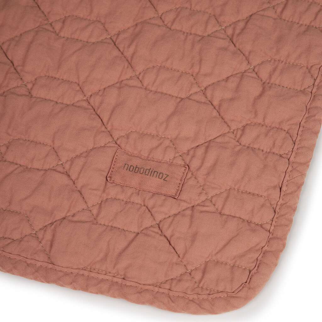 Nobodinoz quilt wabi sabi 100x135 - roze - Afbeelding 2