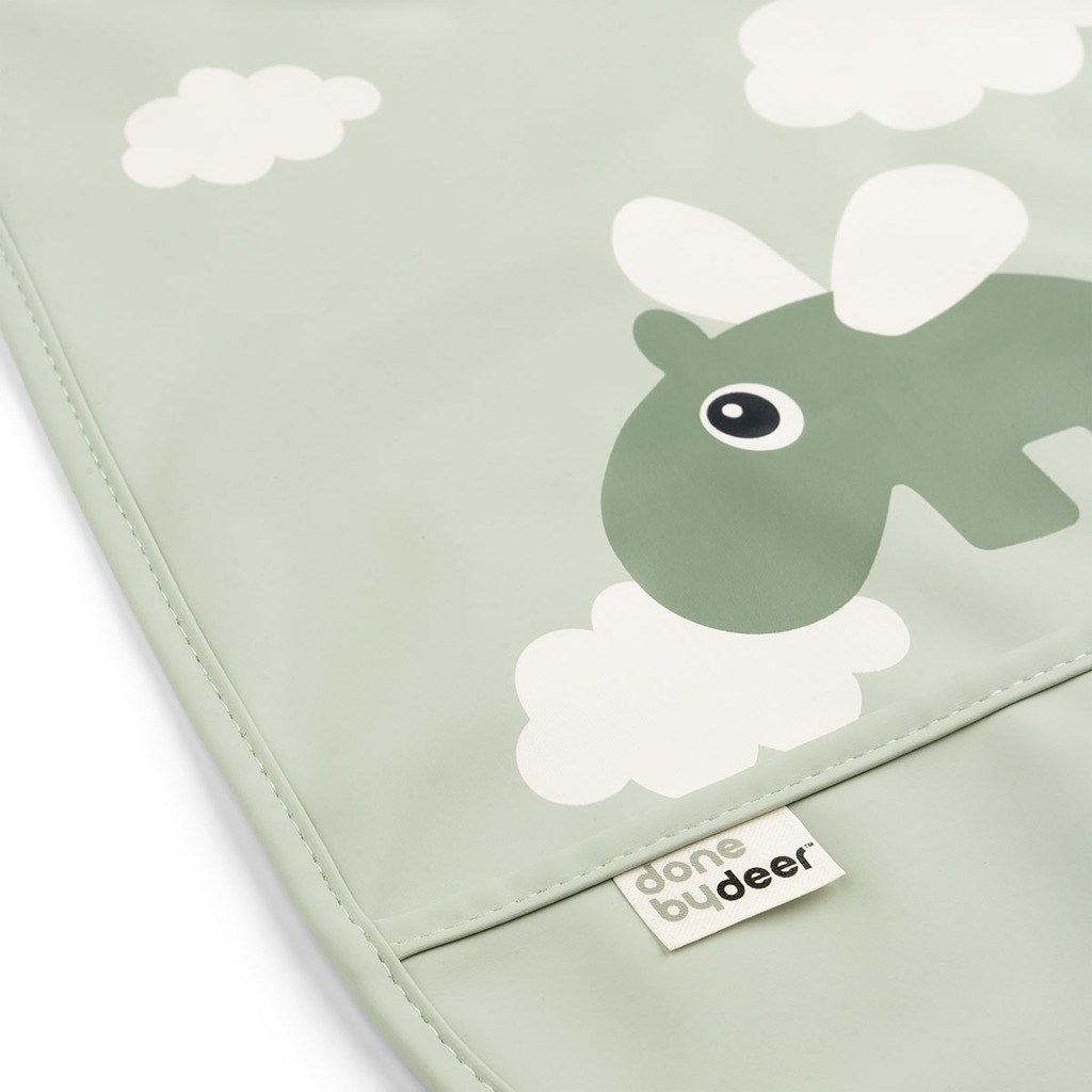 Done by Deer slabbetje happy clouds - groen - Afbeelding 2