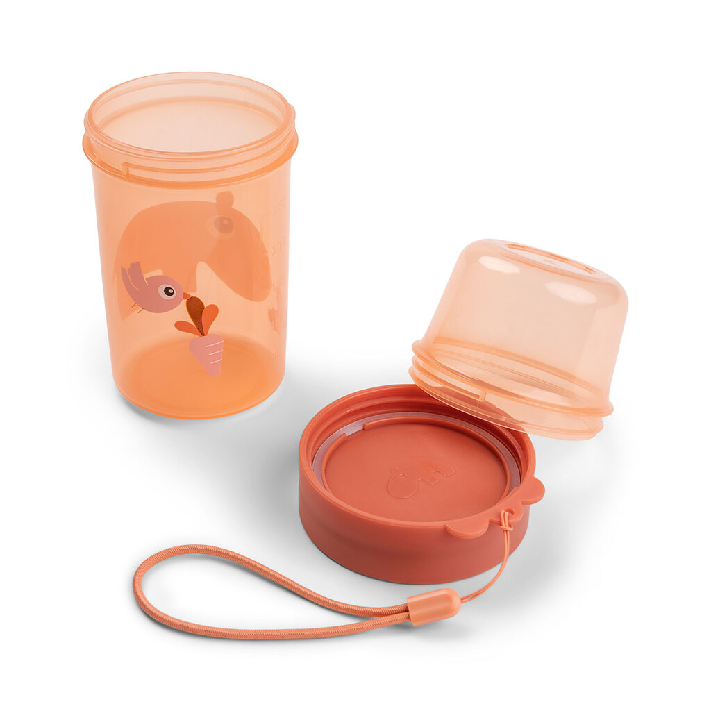 Done by Deer snack box to go 2-way - oranje - Afbeelding 3