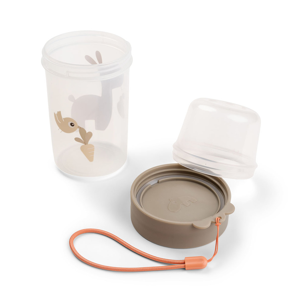 Done by Deer snack box to go 2-way – beige – MooisteKinderkamer.nl