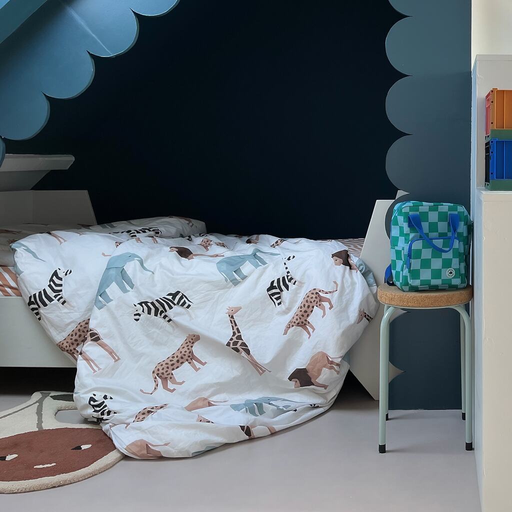 Studio Ditte kinderdekbedovertrek safari 140x200/70x60 - licht grijs - Afbeelding 7