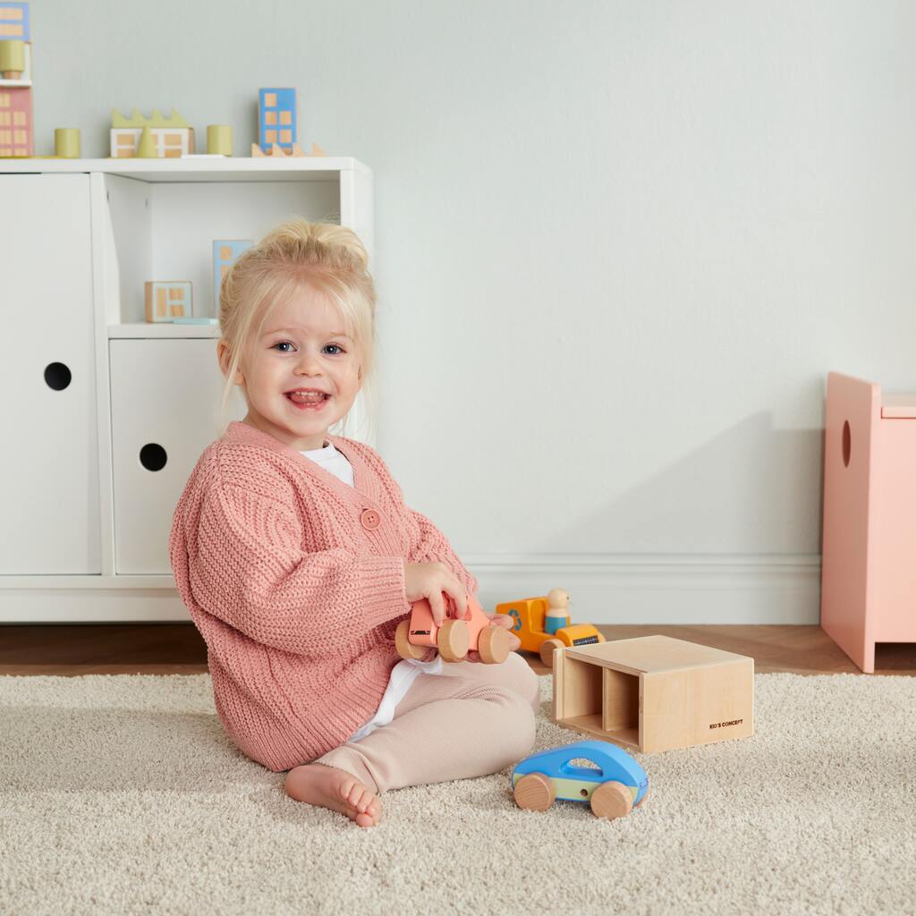 Kids Concept speelgoed auto's set van twee met dubbele garage - Aiden - Afbeelding 6