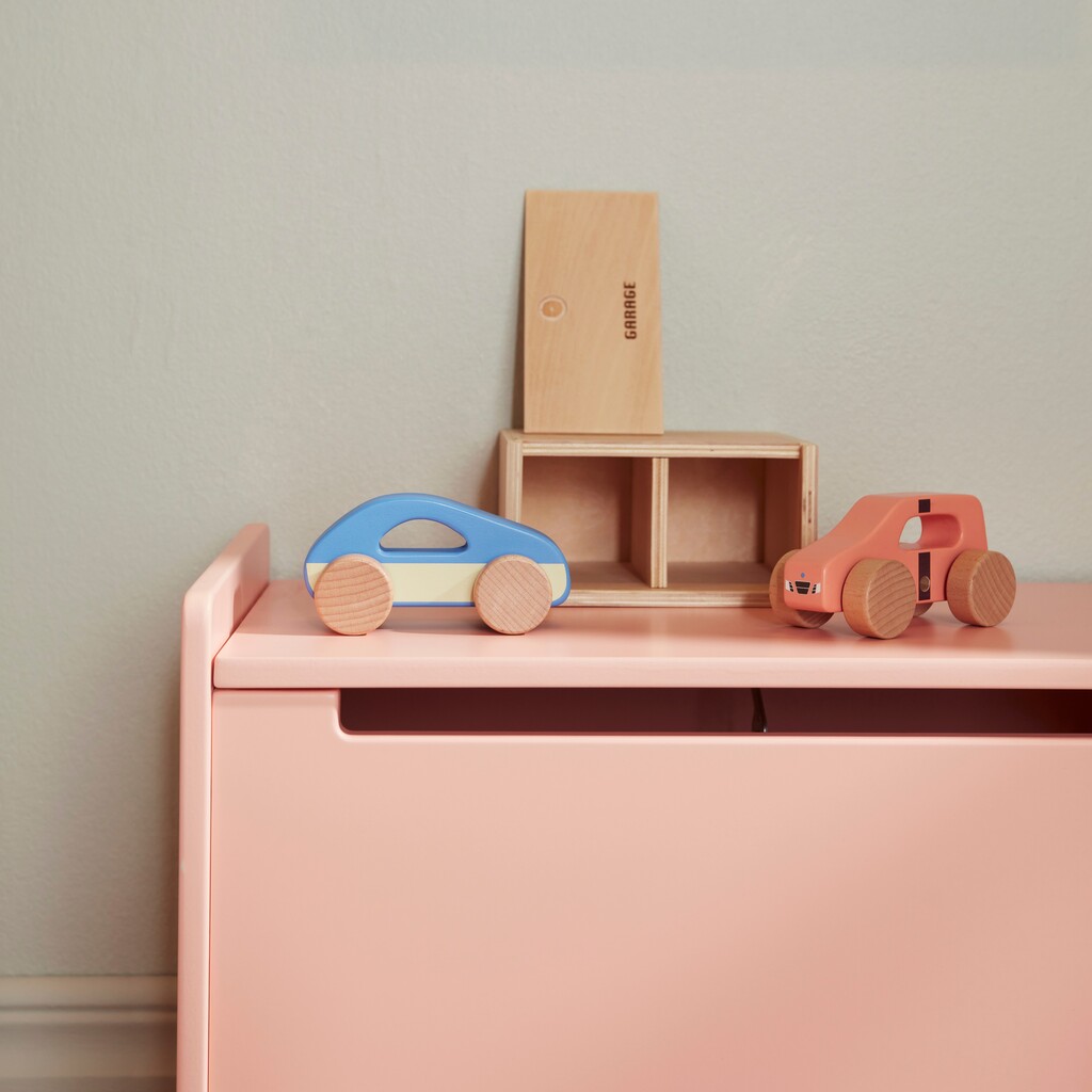 Kids Concept speelgoed auto's set van twee met dubbele garage - Aiden - Afbeelding 8
