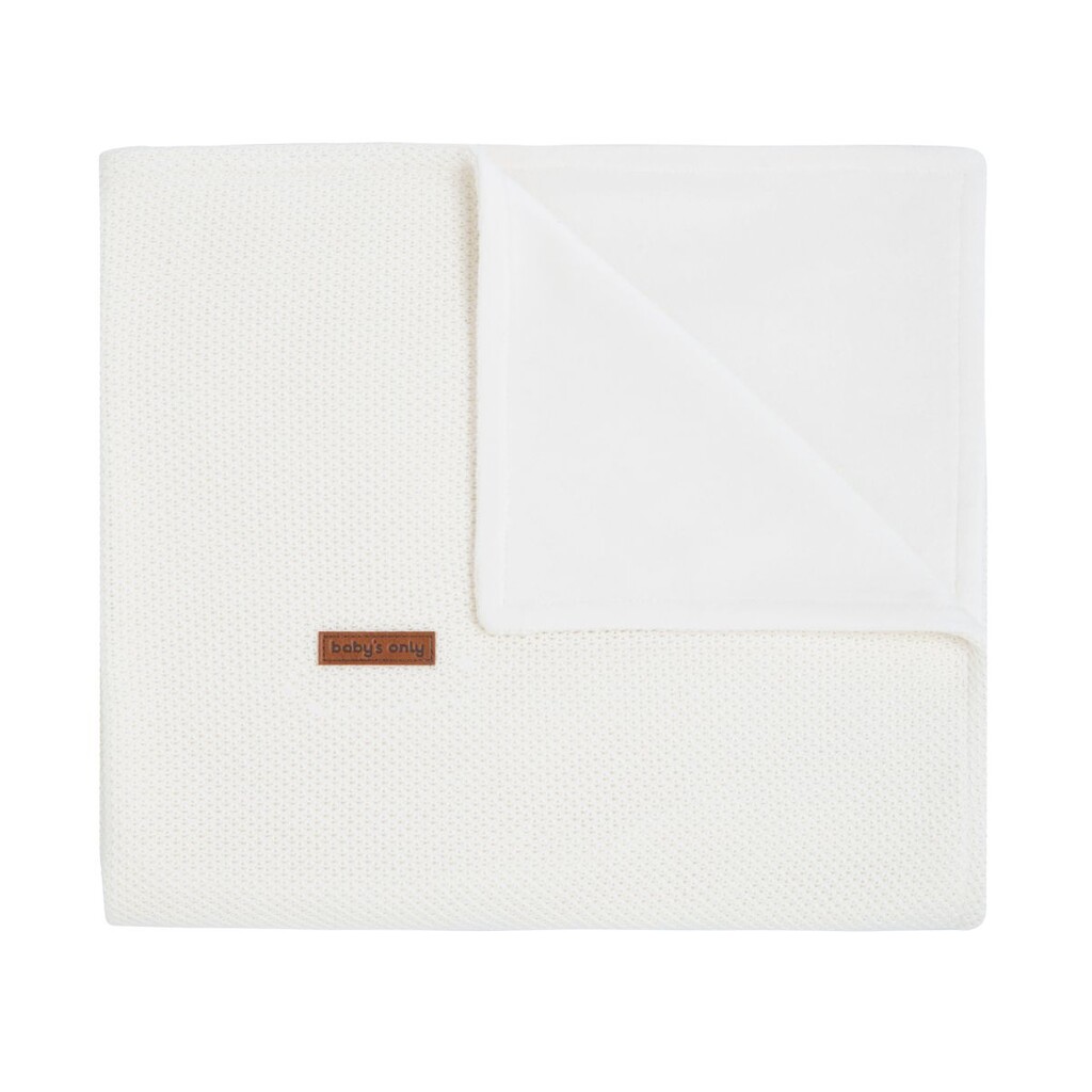 Baby's Only wiegdeken soft Classic 70x95 - wit