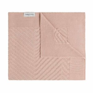 Baby's Only wiegdeken gebreid Grace 70x95 - roze