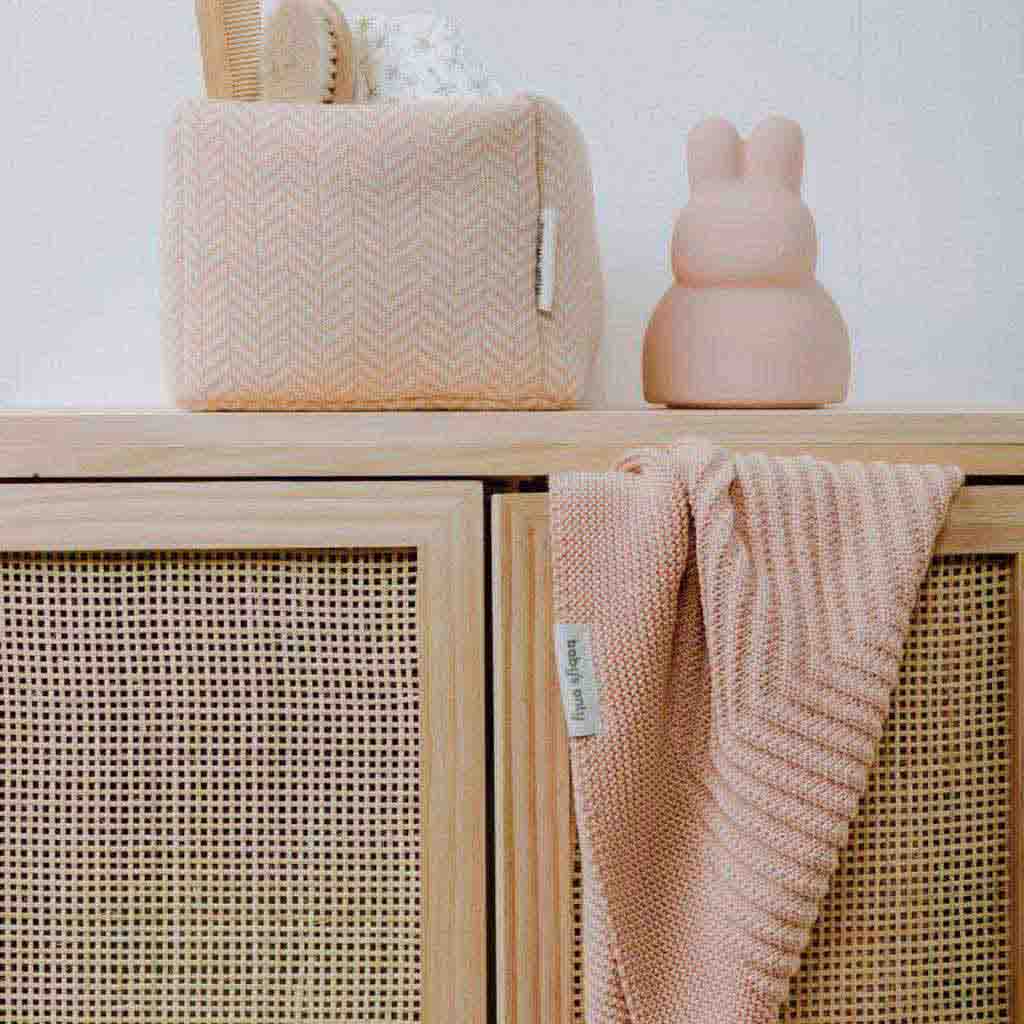 Baby's Only wiegdeken gebreid Grace 70x95 - roze - Afbeelding 3