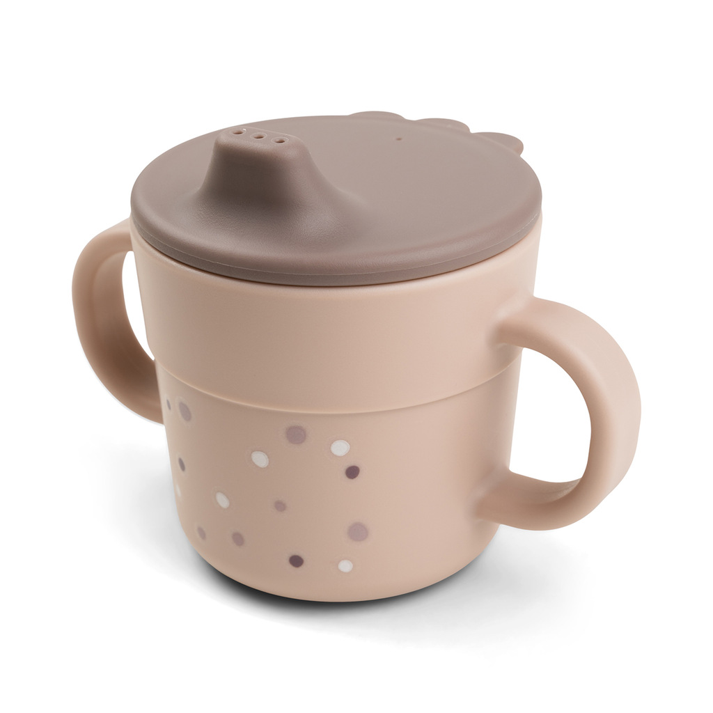 Done by Deer Foodie tuitbeker Happy dots - roze