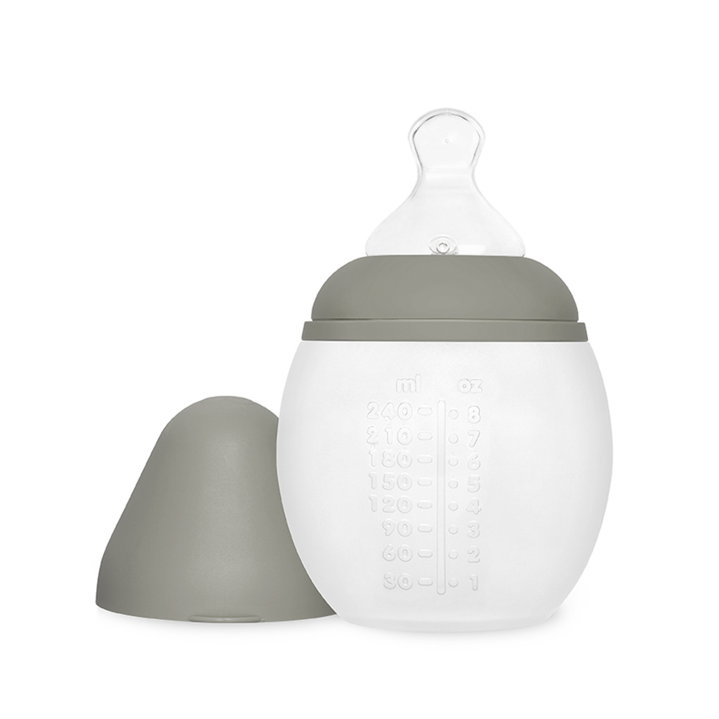 Bibrond baby fles - 240 ml - kaki