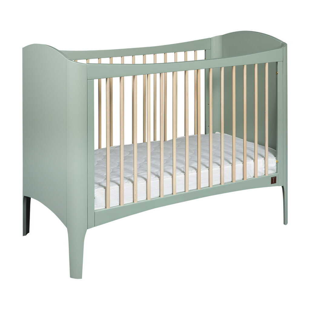 Troll Nursery ledikant hout Wave - 60x120/groen