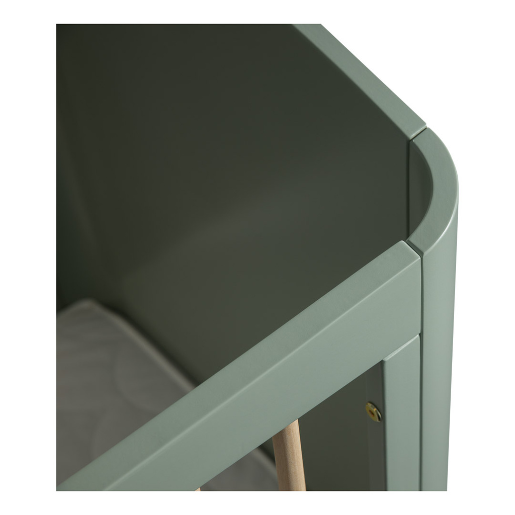 Troll Nursery ledikant hout Wave - 60x120/groen - Afbeelding 4