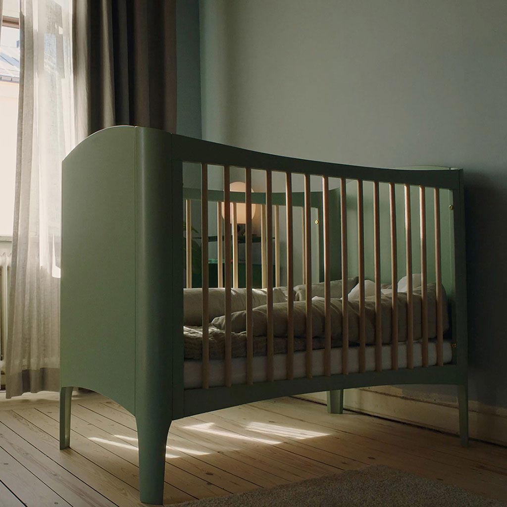 Troll Nursery ledikant hout Wave - 60x120/groen - Afbeelding 6