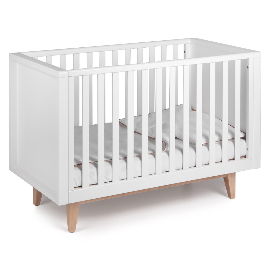 Troll Nursery ledikant hout Scandy - 70x140/wit - Afbeelding 2