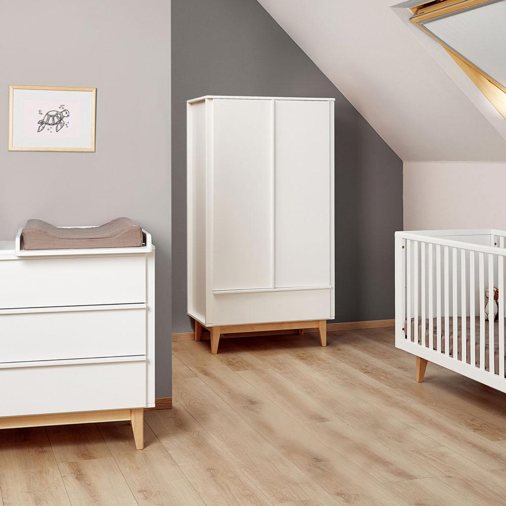 Troll Nursery ledikant hout Scandy - 70x140/wit - Afbeelding 6