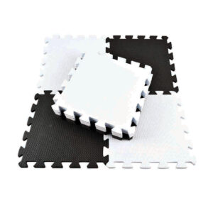 Magni foam puzzelmat - zwart / wit