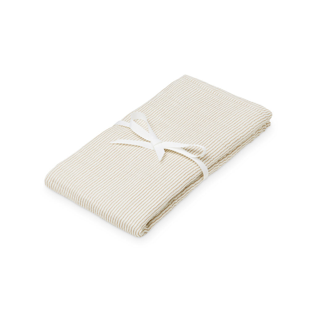 Cam Cam hydrofiele doek XL met print - classic stripes camel