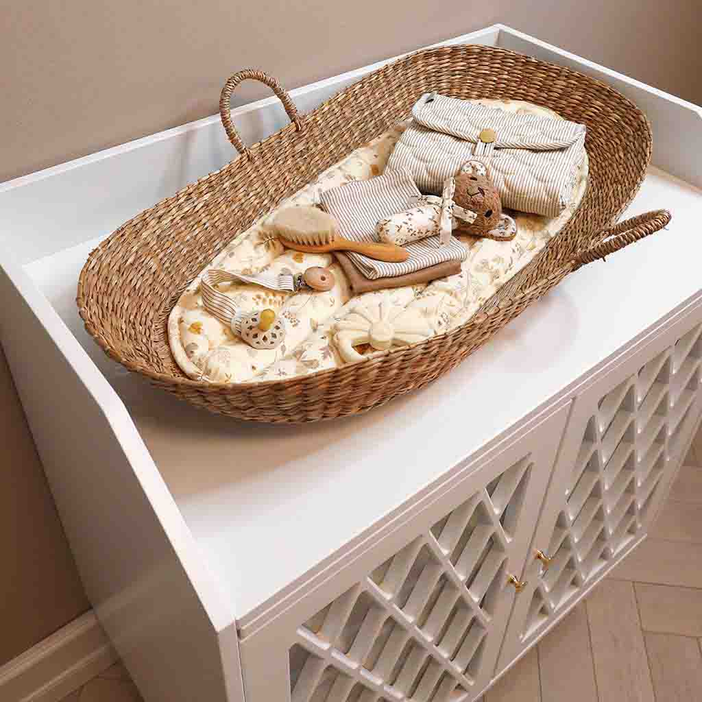 Cam Cam spuugdoekjes hydrofiel mix set van vier - classic stripes camel / praline - Afbeelding 3