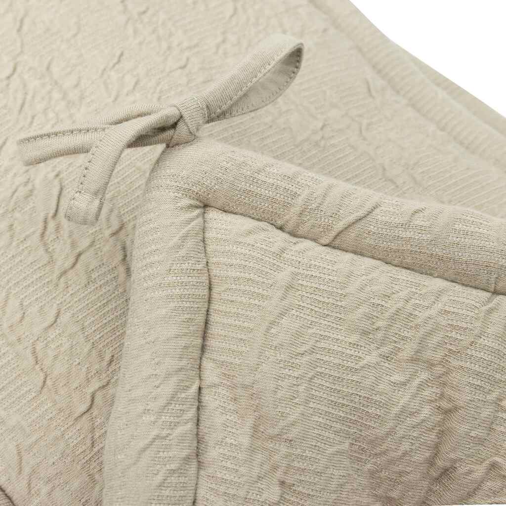 Jollein bedomrander soft waves 180x30 - olive green - Afbeelding 4