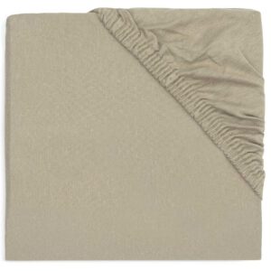 Jollein hoeslaken wieg 40x80 - olive green