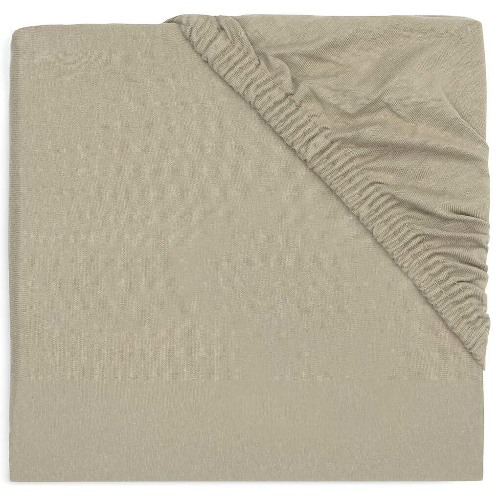 Jollein hoeslaken peuterbed 75x150 - olive green