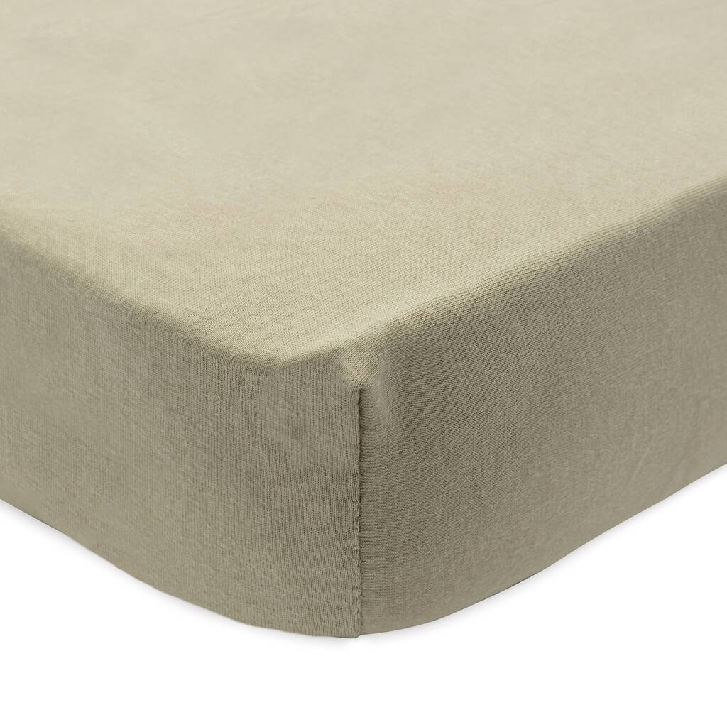 Jollein hoeslaken peuterbed 75x150 - olive green - Afbeelding 2