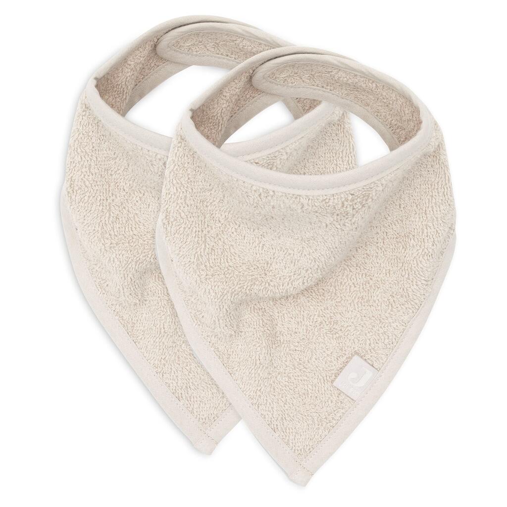 Jollein kwijlslabbetje set van twee - beige