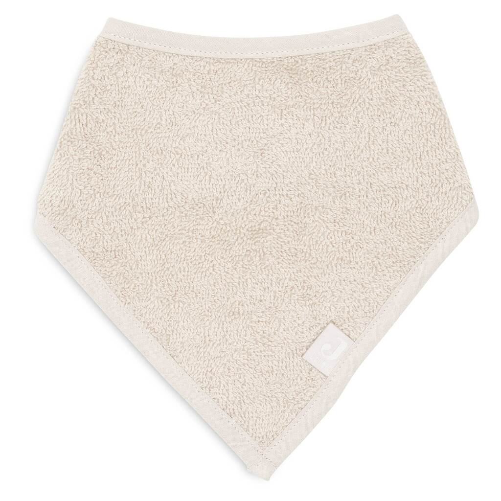 Jollein kwijlslabbetje set van twee - beige - Afbeelding 2
