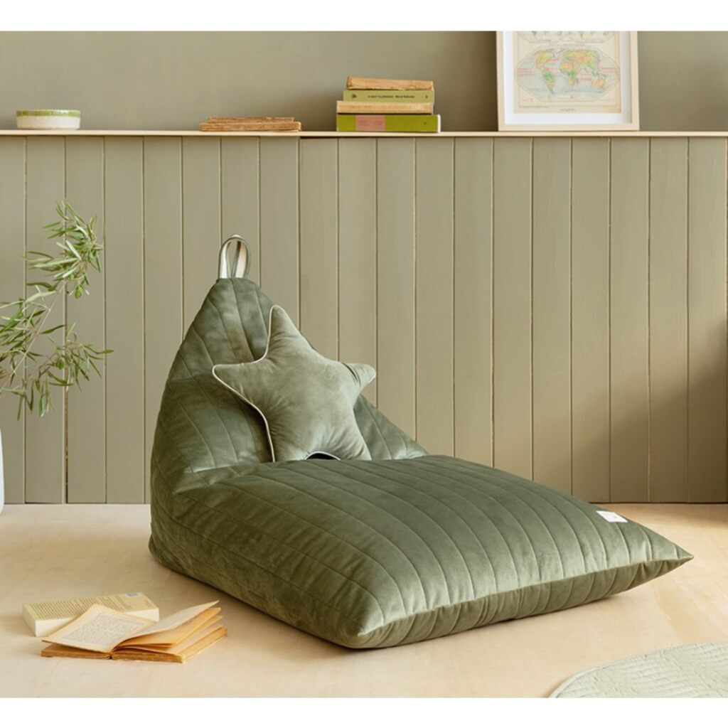 Nobodinoz zitzak essaouira velvet - groen - Afbeelding 3