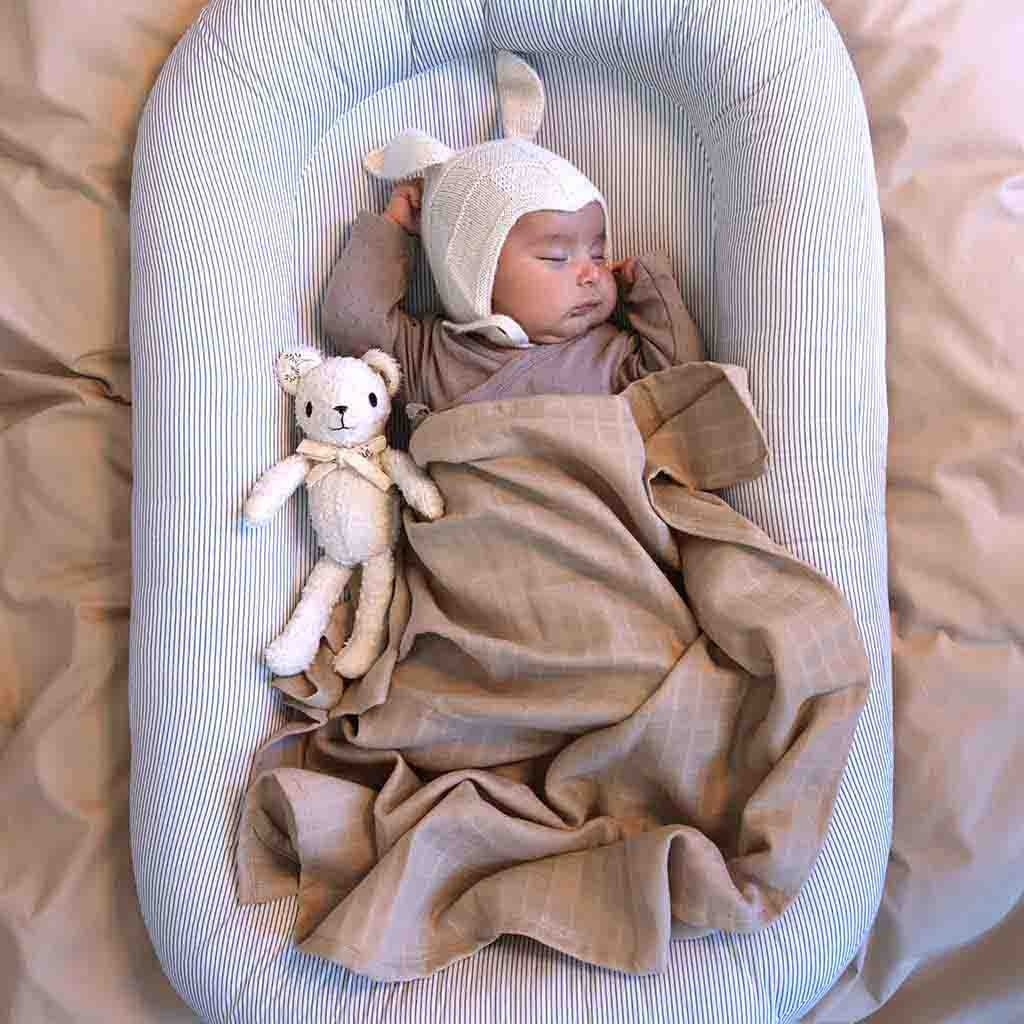 Cam Cam babynest - classic stripes blue - Afbeelding 3