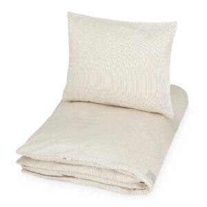 Cam Cam kinderdekbedovertrek 140x200/60x65 - classic stripes camel