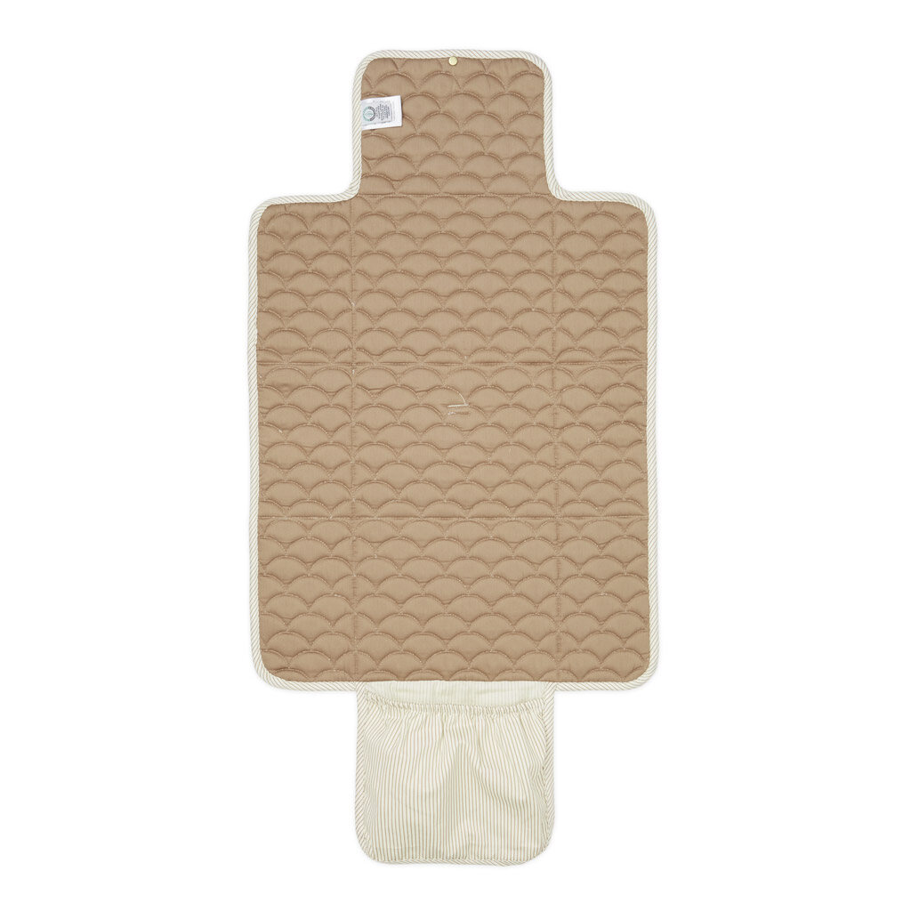 Cam Cam verschoonmatje - classic stripes camel - Afbeelding 2