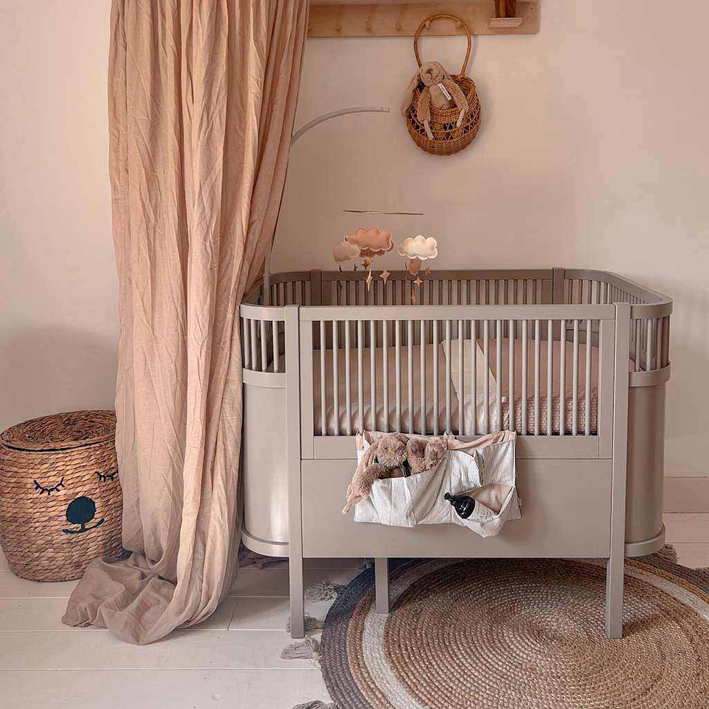 Baby Bello vilten babymobiel wolken - pecan wood / bruin - Afbeelding 3