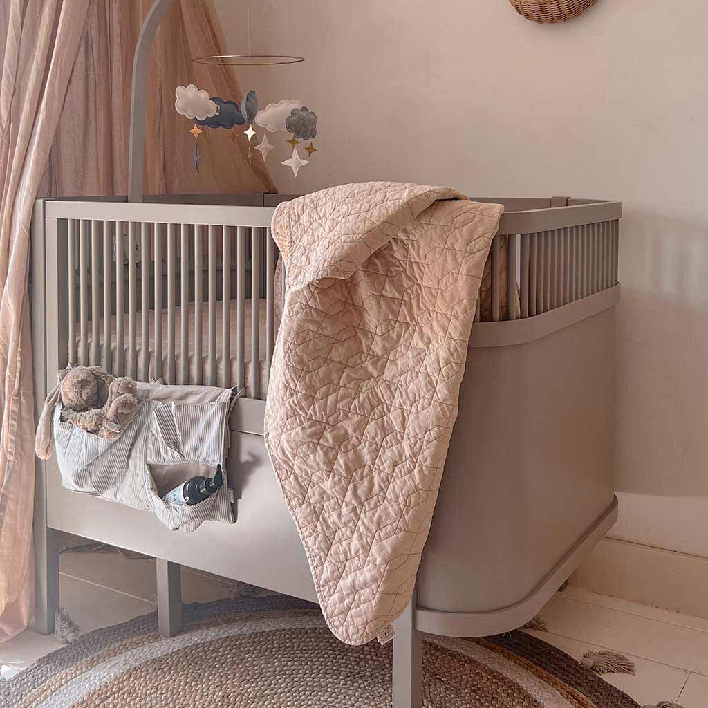 Baby Bello vilten babymobiel wolken - pecan wood / bruin - Afbeelding 2