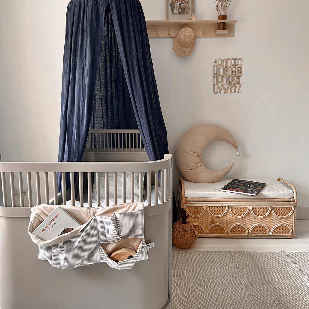 Cam Cam kinderdekbedovertrek 140x200/60x65 - classic stripes blue - Afbeelding 7