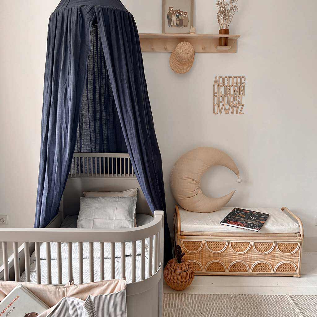 Cam Cam kinderdekbedovertrek 140x200/60x65 - classic stripes blue - Afbeelding 5